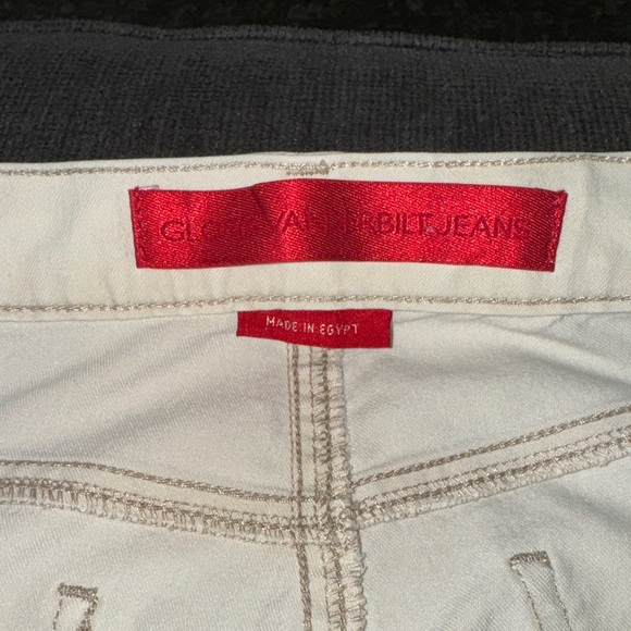 Gloria Vanderbilt Cream Jeans/Pants size 14 - Picture 4 of 7